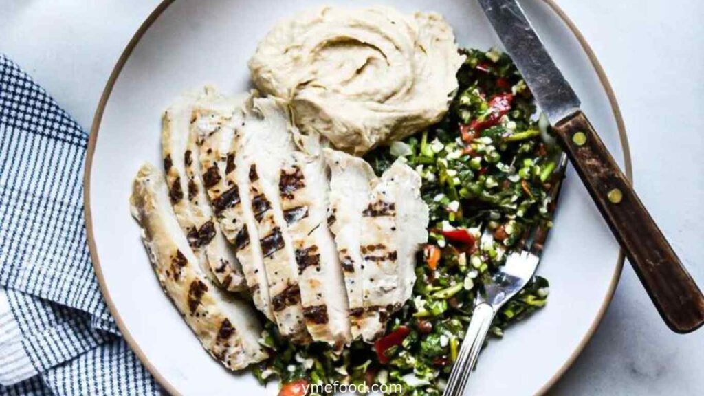 3-Ingredient Chicken Tabbouleh Bowls