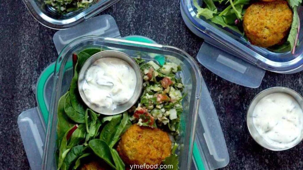 Falafel Tabbouleh Bowls with Tzatziki